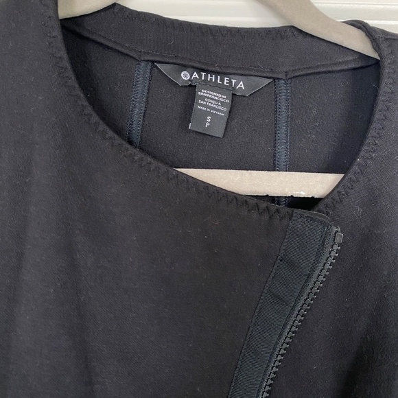 Athleta Black Zip-up Jacket Womens Size S/P - Picture 3 of 5
